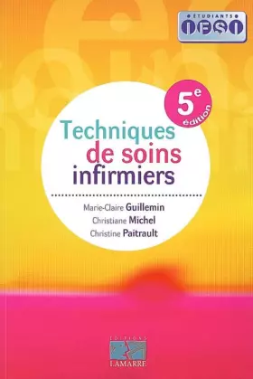 Couverture du produit · Techniques de soins infirmiers