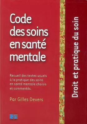 Couverture du produit · LE CODE DE SANTE MENTALE