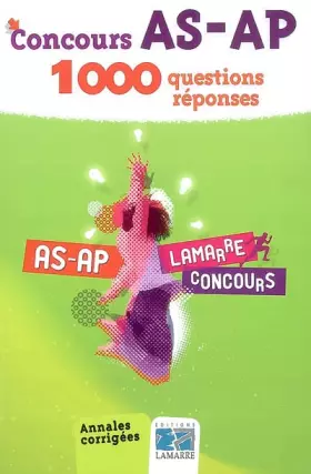 Couverture du produit · Concours AS-AP : 1000 questions-réponses