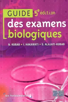 Couverture du produit · Guide des examens biologiques