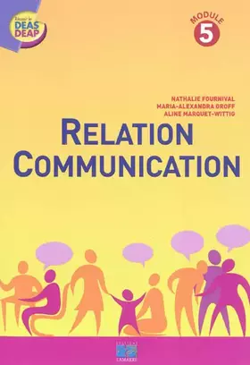 Couverture du produit · Relation communication: Module 5