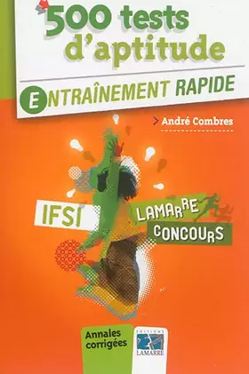 Couverture du produit · 500 tests d'aptitude : Entraînement rapide