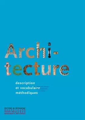 Couverture du produit · Architecture, description et vocabulaire méthodiques