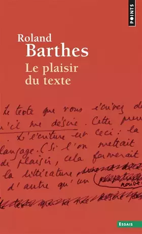 Couverture du produit · Le Plaisir du texte