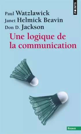 Couverture du produit · Une logique de la communication