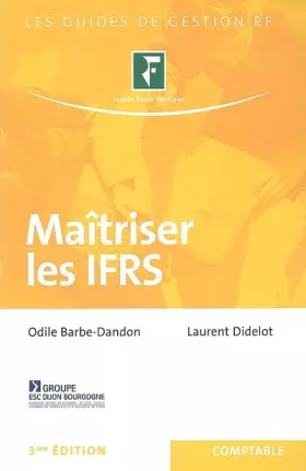 Couverture du produit · Maîtriser les IFRS
