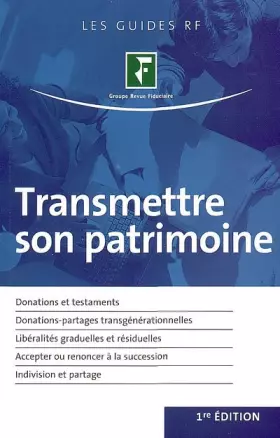 Couverture du produit · Transmettre son patrimoine