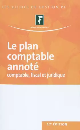 Couverture du produit · Le plan comptable annoté