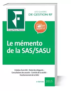 Couverture du produit · Le mémento de la SAS/SASU