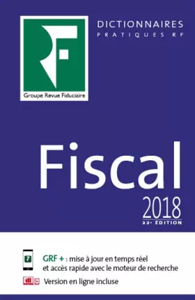 Couverture du produit · Dictionnaire Fiscal 2018