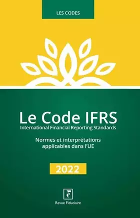 Couverture du produit · Le Code IFRS 2022: Normes et interprétations applicables dans l'UE