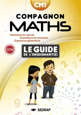 Couverture du produit · COMPAGNON MATHS CM1 - GUIDE ENSEIGNANT - EDITION 2016