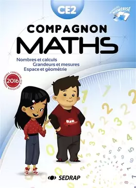 Couverture du produit · compagnon maths ce2 manuel edt 2017