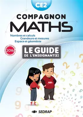Couverture du produit · COMPAGNON MATHS CE2 - GUIDE ENSEIGNANT - EDITION 2017