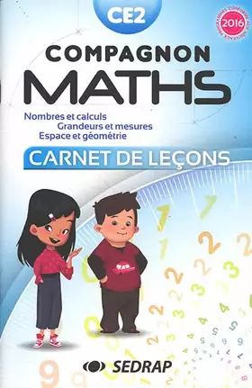 Couverture du produit · Compagnon maths Carnet de leçons CE2