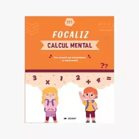 Couverture du produit · Focaliz calcul mental CE1