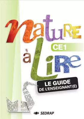 Couverture du produit · nature a lire ce1 - guide enseignant