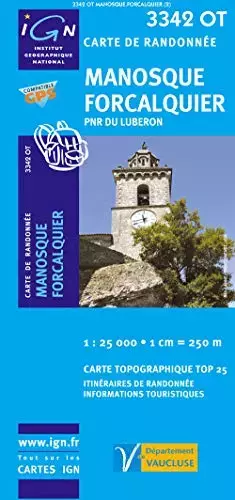 Couverture du produit · Manosque / Forcalquier / PNR du Luberon (3342OT)