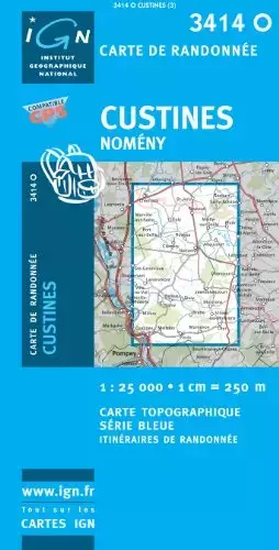 Couverture du produit · Custines/Nomeny GPS: Ign3414o