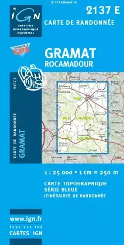 Couverture du produit · Gramat/Rocamadour GPS: IGN2137E