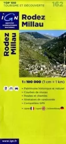Couverture du produit · Rodez/Millau: IGN.V162