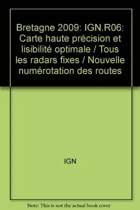 Couverture du produit · Bretagne 2009: IGN.R06