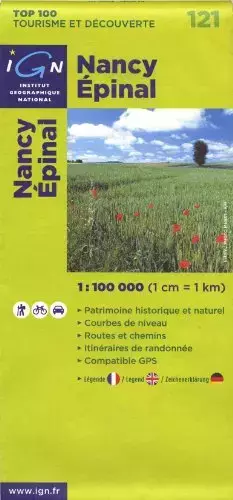 Couverture du produit · Nancy/Epinal: IGN.V121