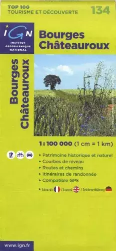 Couverture du produit · Bourges/Chateauroux: IGN.V134