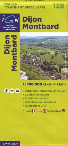 Couverture du produit · Dijon/Montbard: IGN.V129