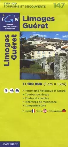 Couverture du produit · Limoges/Gueret: IGN.V147
