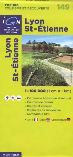 Couverture du produit · Lyon/Saint-Etienne: IGN.V149