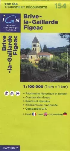 Couverture du produit · Brive-la-Gaillarde/Figeac: IGN.V154