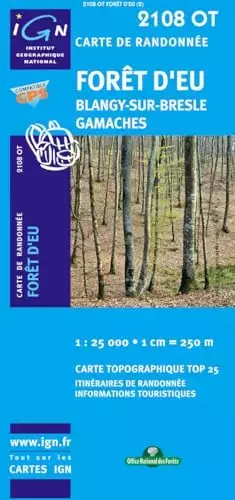 Couverture du produit · Forêt d'Eu / Blangy-sur-Bresle / Gamaches (2108OT)