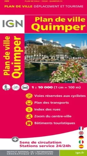 Couverture du produit · 72539 PLAN DE QUIMPER 1/10.000