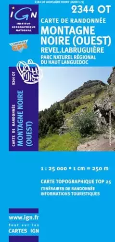 Couverture du produit · 2344OT MONTAGNE NOIRE (OUEST)