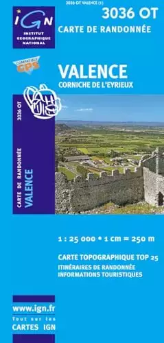 Couverture du produit · Valence / Corniche de l'Eyrieux gps (3036OT)