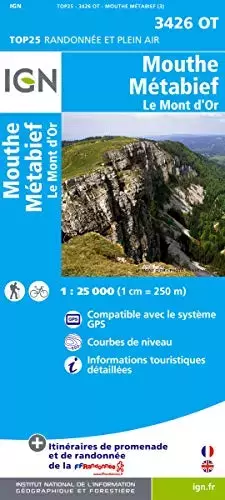 Couverture du produit · Mouthe / Métabief / Le Mont d'Or (3426OT)