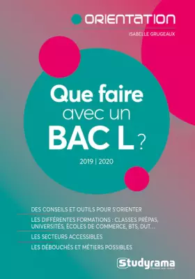 Couverture du produit · Que faire avec un bac L ?