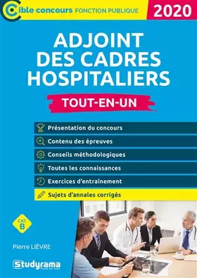 Couverture du produit · Adjoint des cadres hospitaliers