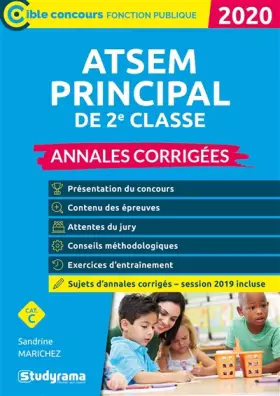 Couverture du produit · ATSEM principal de 2e classe Annales corrigées 2020