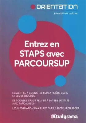 Couverture du produit · Entrer en STAPS avec Parcoursup