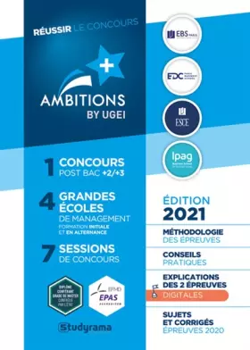 Couverture du produit · Réussir le concours ambitions + 2021