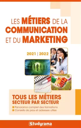 Couverture du produit · Les métiers de la communication et du marketing