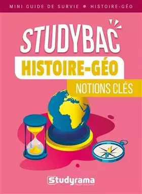 Couverture du produit · Histoire-géo notions clés: Mini guide de survie Studybac