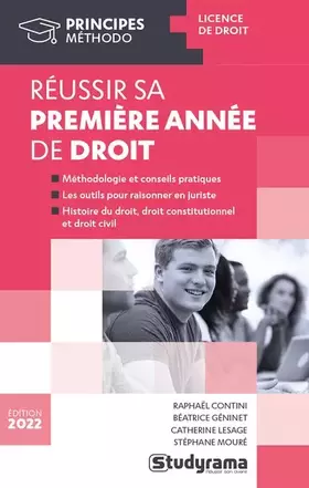 Couverture du produit · Réussir sa première année de droit
