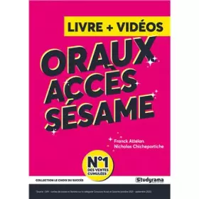 Couverture du produit · Oraux : ACCES et SESAME