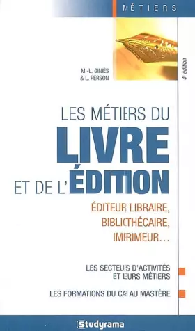 Couverture du produit · Les métiers du livre et de l'édition