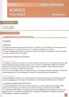 Couverture du produit · Science politique