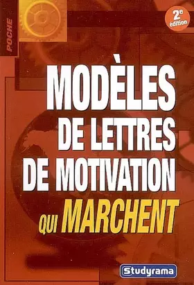 Couverture du produit · Modèles de lettres de motivation qui marchent