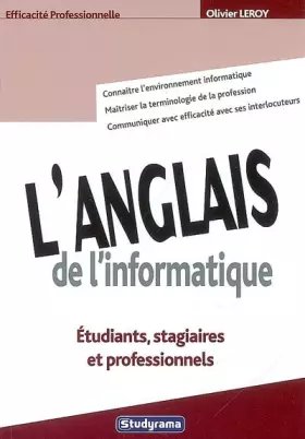Couverture du produit · L'anglais de l'informatique